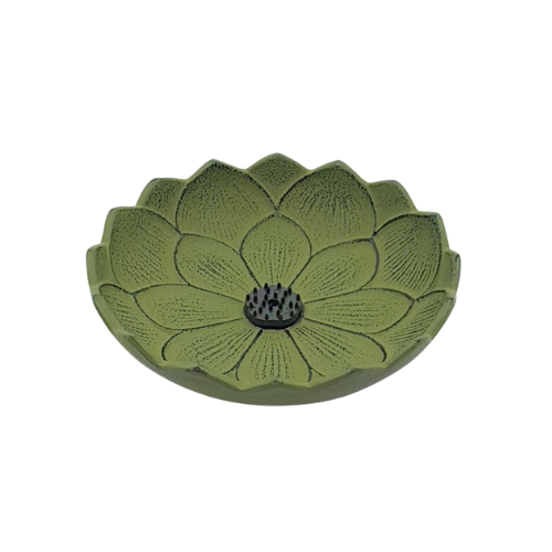 IWACHU Räucherstäbchen-Halter - Grüne Lotus Blume